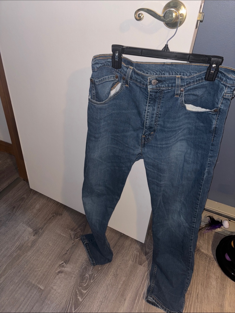 Levi's Dark Blue Straight Leg Jeans